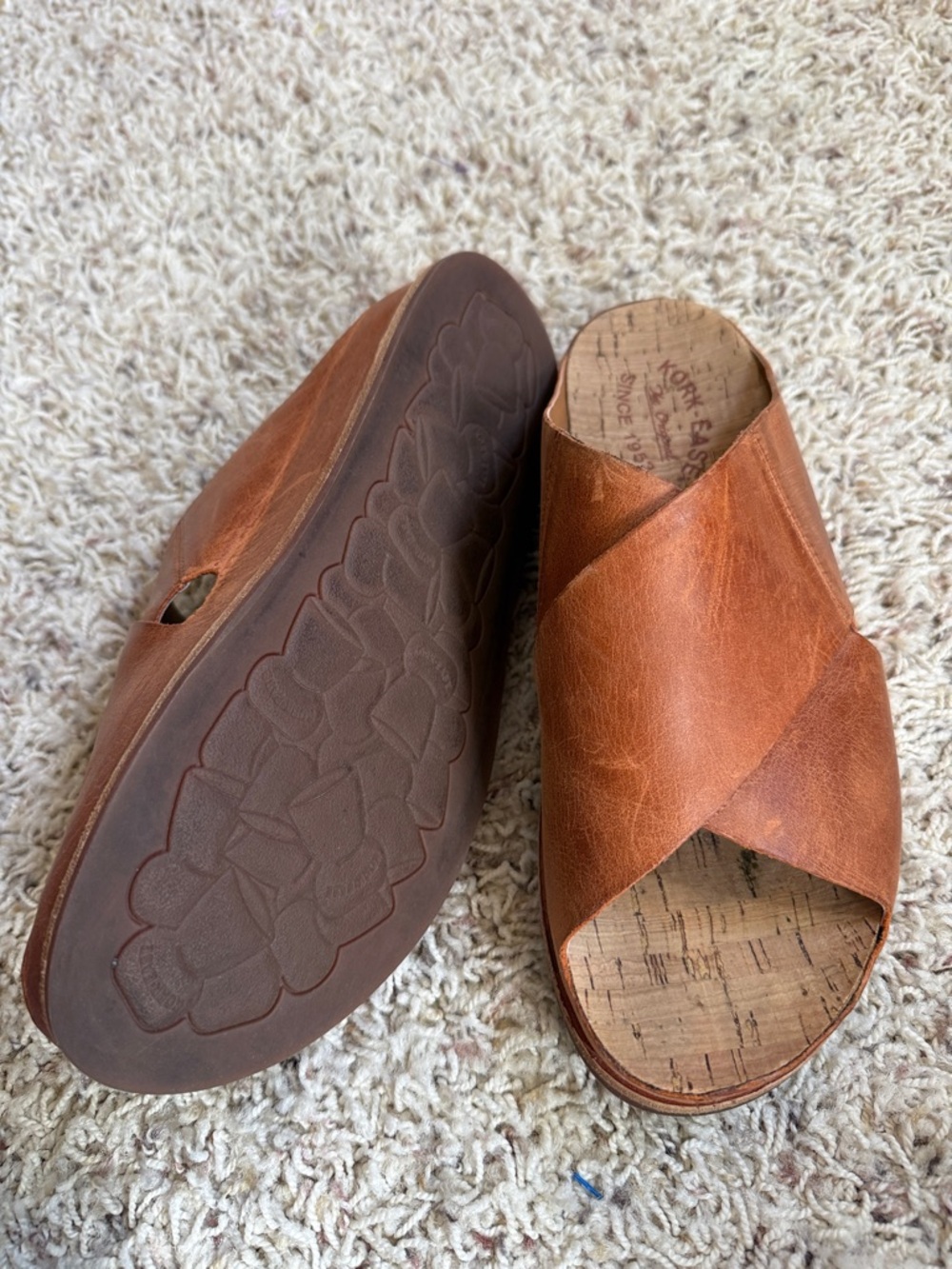 Kork-Ease Kork Ease Leather Tutsi Criss Cross Sandals 9 - Picture 5 of 5